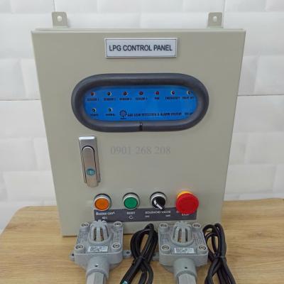 TỦ BÁO RÒ GAS KẾT NỐI2 KÊNH ĐẦU DÒ PHÒNG NỔ T-300